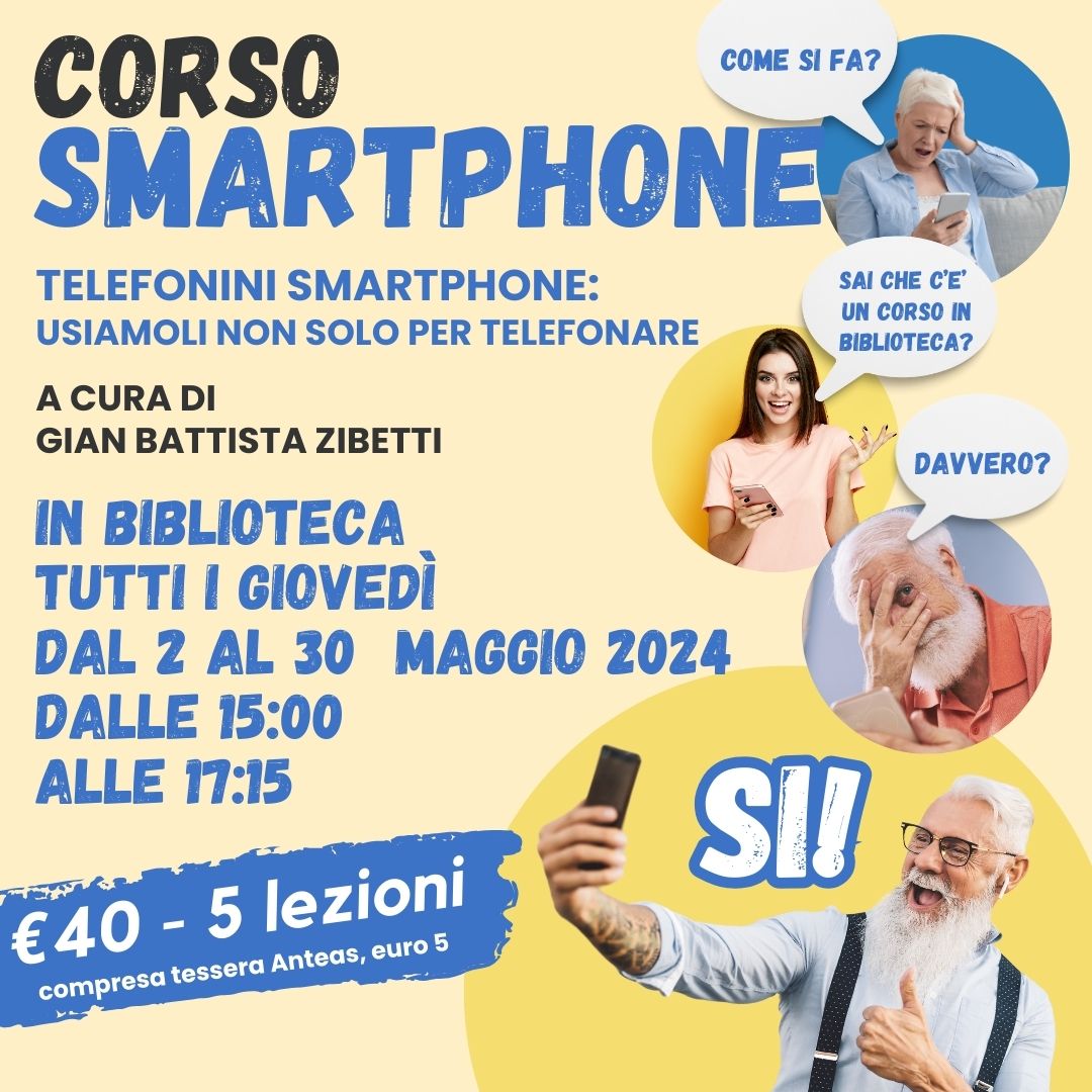 Immagine Corso smartphone: usiamoli non solo per telefonare
