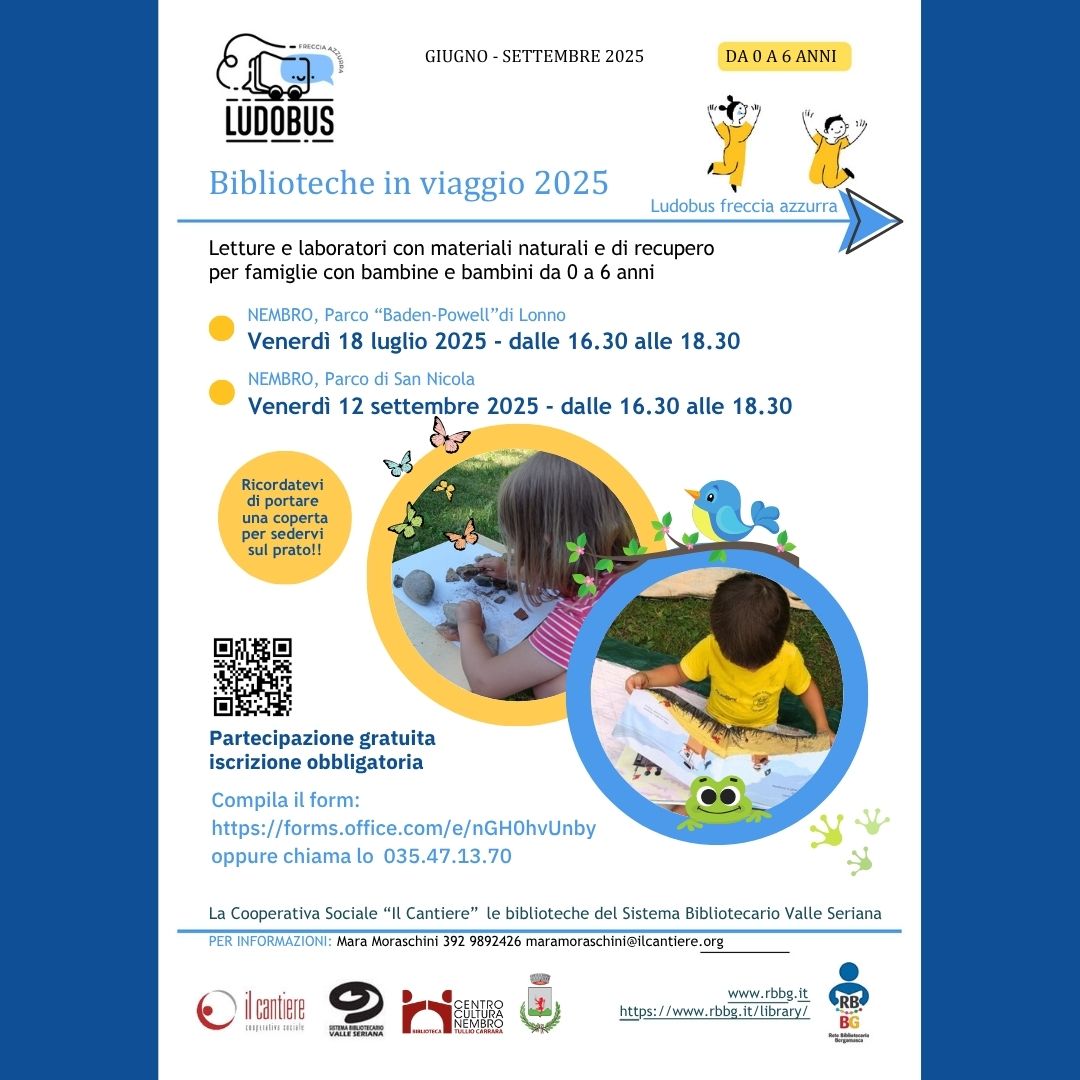 Immagine Biblioteche in viaggio 2025 - Ludobus Freccia Azzurra